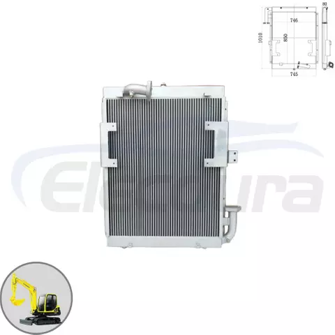 Hyundai R210LC-7 hydraulic oil cooler 11N6-40031 wholesale supplier