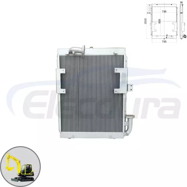 Hyundai R210LC-7 hidraulika olajhűtő 11N6-40031 nagykereskedelmi besz&aacute;ll&iacute;t&oacute;