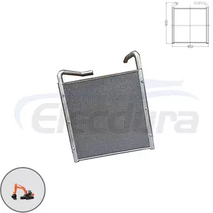 4370983 Hitachi EX200-5 hydraulic oil cooler wholesale aftermarket replacement for excavator parts distributors