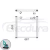 YY05P00004S010 Kobelco SK135SR hydraulic oil cooler wholesale