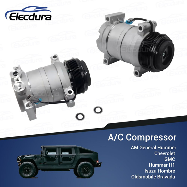 89019356 H6 AC compressor wholesale for Hummer H1 and Chevrolet Kodiak heavy-duty service.