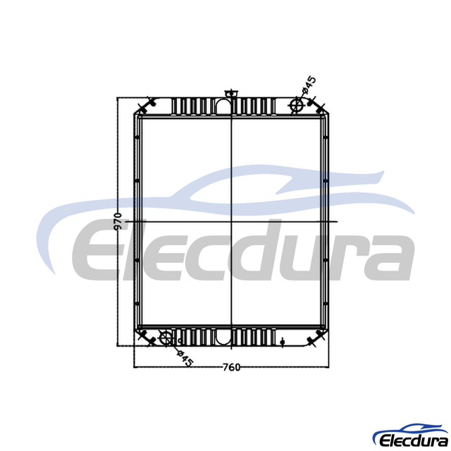 206-03-51111 KOMATSU PC200-5 Radiator