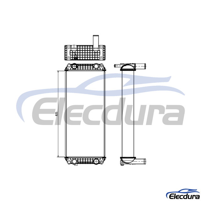 508-6290 CAT E320GC Radiator