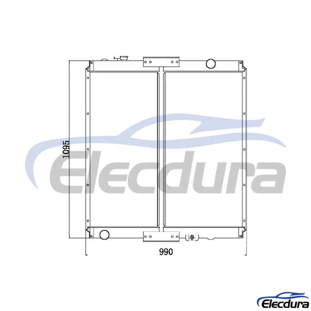 4403413 HITACHI EX350-5/300-5 Radiator