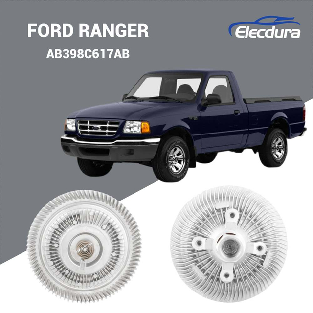 Wholesale AB398C617AB fan clutch for Ford Ranger 3.2 Diesel featuring reinforced bimetal thermal sensor.