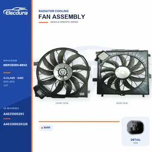 Radiator Cooling Fan Assembly for Mercedes-Benz G463 / G500 850W A4635000293 Bulk Supply