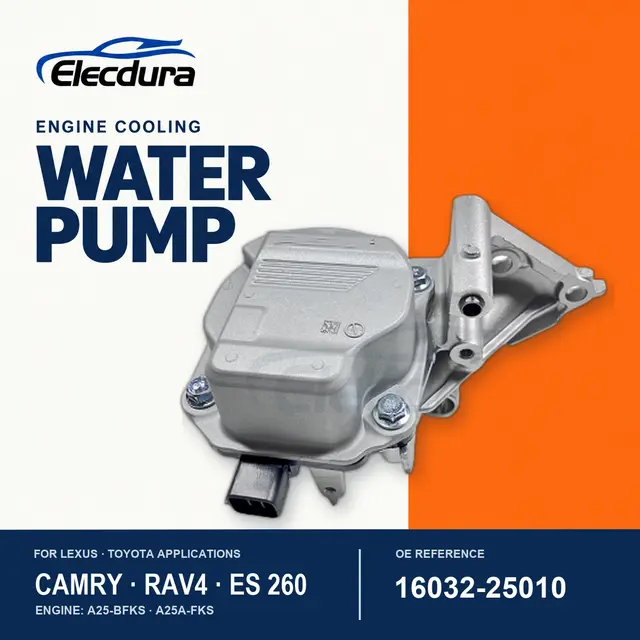 Engine Water Pump 16032-25010 with Bracket for Toyota Bulk Supply