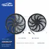 Universal Radiator Cooling Fan 16 Inch Thin Curved Blade 220W Wholesale