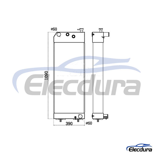 423-4019 Caterpillar E324 ردياتير