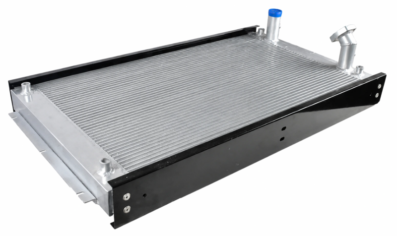 Remote air-to-oil cooler