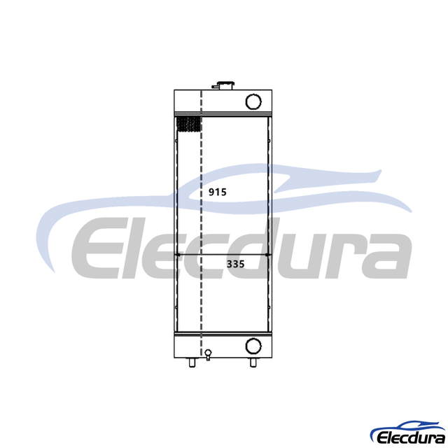 419-03-31114 KOMATSU WA320-5 Radiator