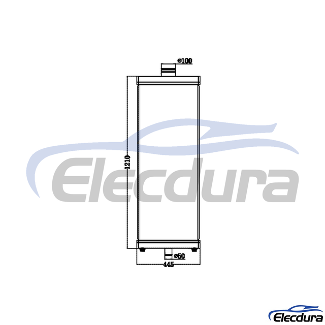 4655044 Hitachi ZX850-3/870-3 Water Tank Radiator Core