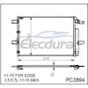BT4Z19708B Ford Edge 2011-2015 A/C kondenz&aacute;tor, 16 mm-es mag
