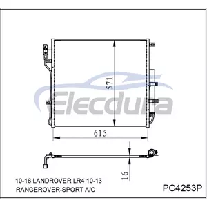 LR021824 Rover Landrover Lr4 2010-2016 Kondensor AC