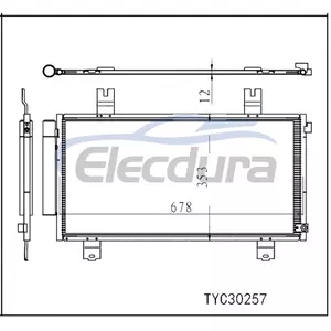 80100-3W0-A01 Honda Hr-V 2023-2024 A/C Condenser Assembly