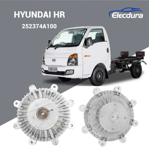 252374A100 Cooling fan clutch assembly compatible with Hyundai HR 2.5 16V and Kia Bongo or Sorento 2.5 models from 2006 to 2023