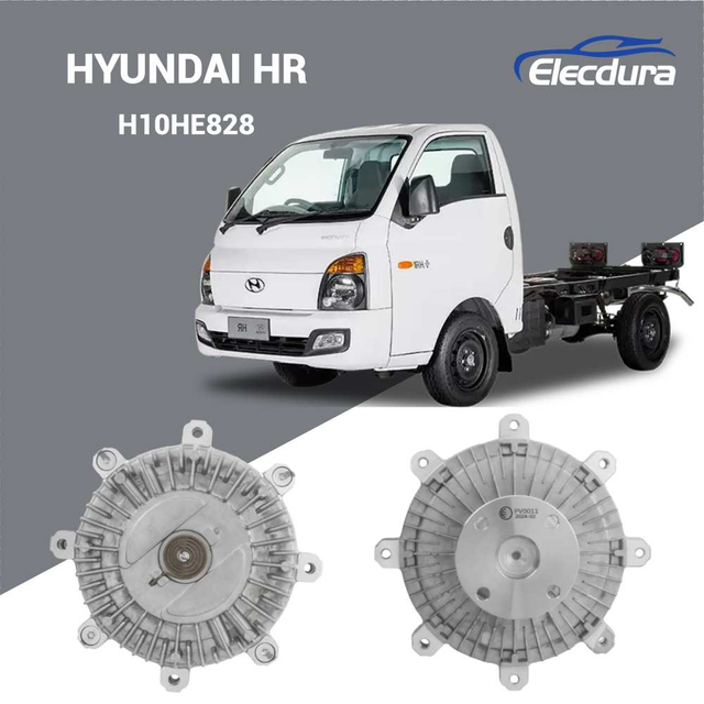Cooling fan clutch assembly compatible with Hyundai HR 2.5 and Kia K2500 or Sorento 2.5 diesel models