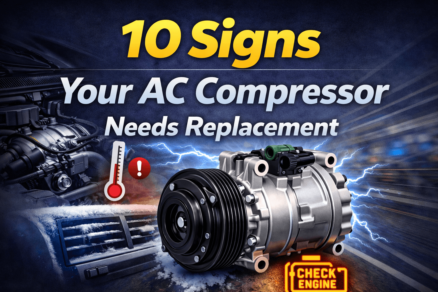 10 Signs Your AC Compressor Needs Replacement