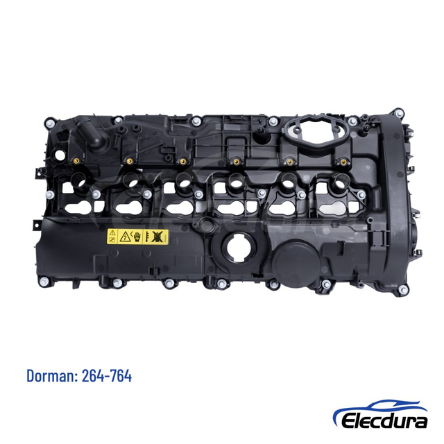 substitui&ccedil;&atilde;o da tampa da v&aacute;lvula de reposi&ccedil;&atilde;o referenciada a Dorman 264-764 e BMW OE 11127645173 para aplica&ccedil;&otilde;es BMW 340i 440i 540i 740i M240i