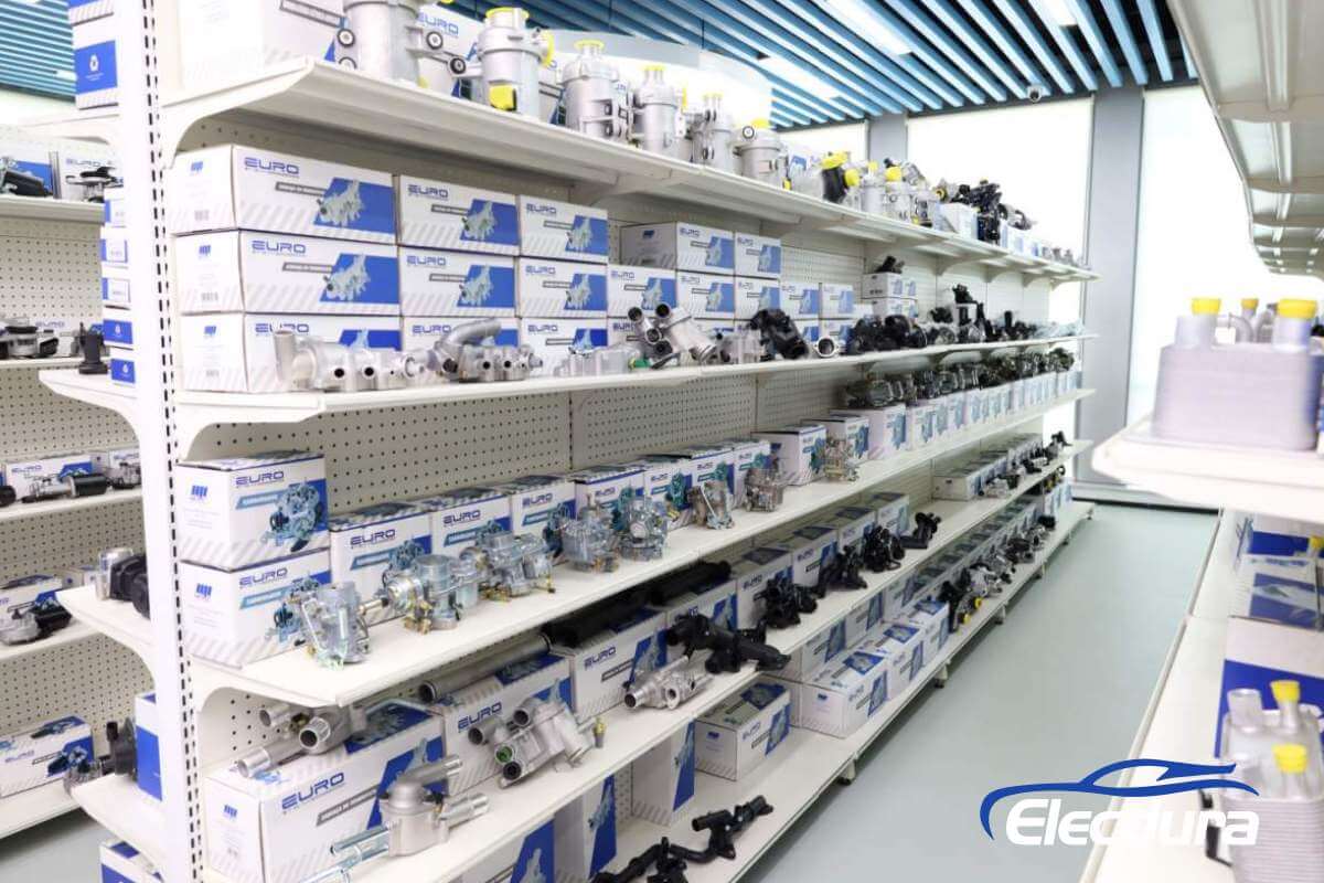 auto parts supplier warehouse multi category inventory