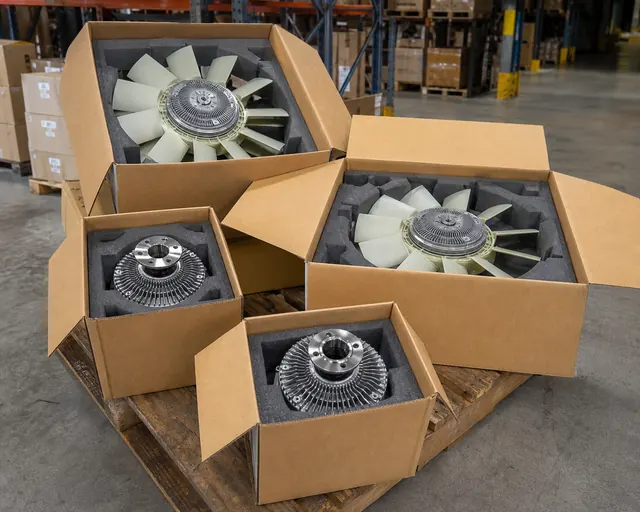 Fan clutch kits packed for remote Australian stock replenishment