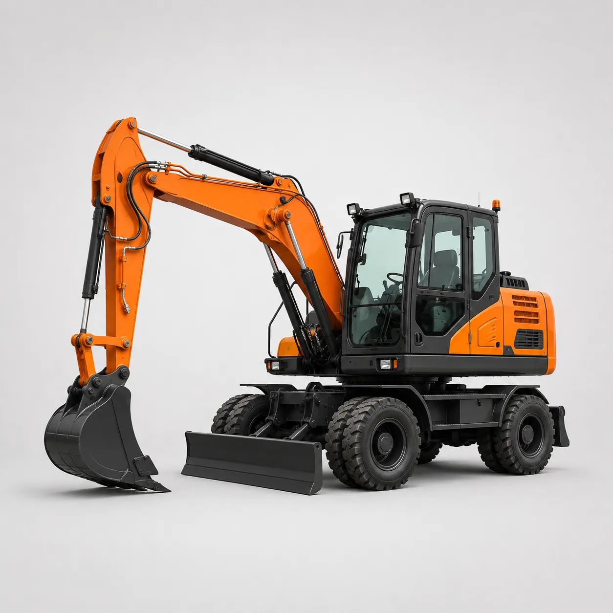 Daewoo Doosan DX140W ホイールドショベル油圧オイルクーラーアプリケーション