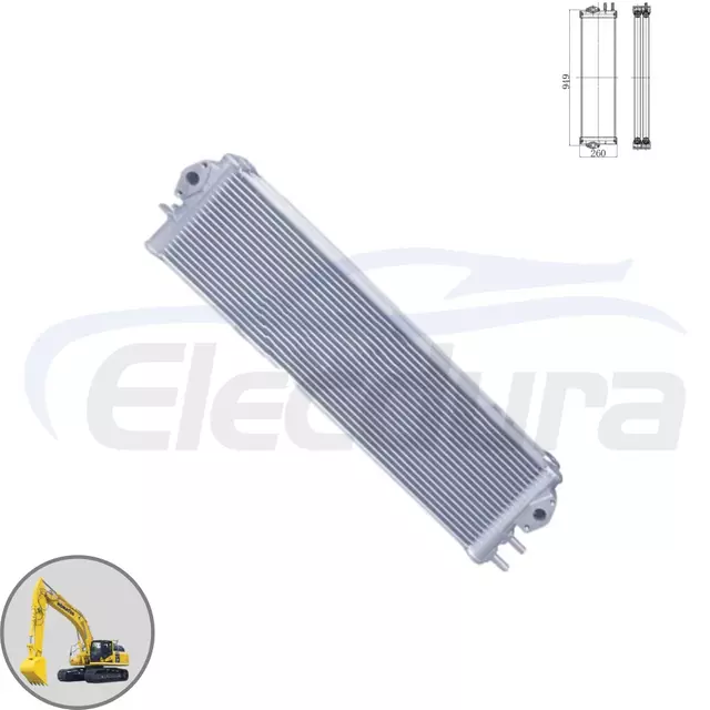 Pendingin Oli Hidraulik 203-03-71140 949x260mm pemasok grosir untuk Komatsu PC100-5 PC120-5 pesanan massal penggantian aftermarket
