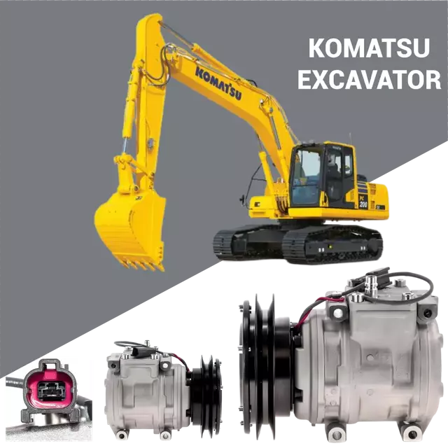 0K24261K00A Komatsu aircocompressor aftermarket-vervanging voor groothandel in onderdelen van apparatuur