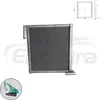 Heavy-duty hydraulic oil cooler YN05P00024S002 for Kobelco SK200-6 excavator, direct factory wholesale supply.