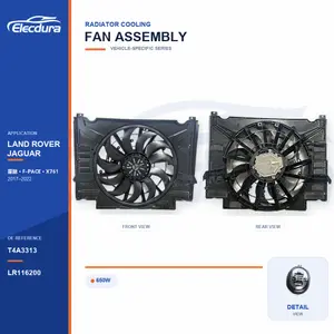 Radiator Cooling Fan Assembly for Land Rover Range Rover Velar 650W T4A3313 Bulk Supply