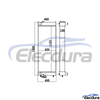 XB00004994 Hitachi ZX360-5A vodn&iacute; n&aacute;drž Chladič j&aacute;dro