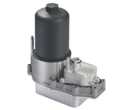 Filter-mounted oil cooler module