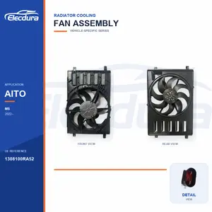 Radiator Cooling Fan Assembly for AITO M5 1308100RA52 Bulk Supply