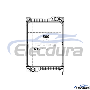 377-5263 CAT 416F/420F/428F Radiator