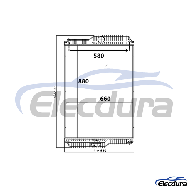 256-5310 CAT 950H Radiator