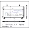 8846008030 Toyota Sienna 2017-2019 A/C Condenser 12mm Core