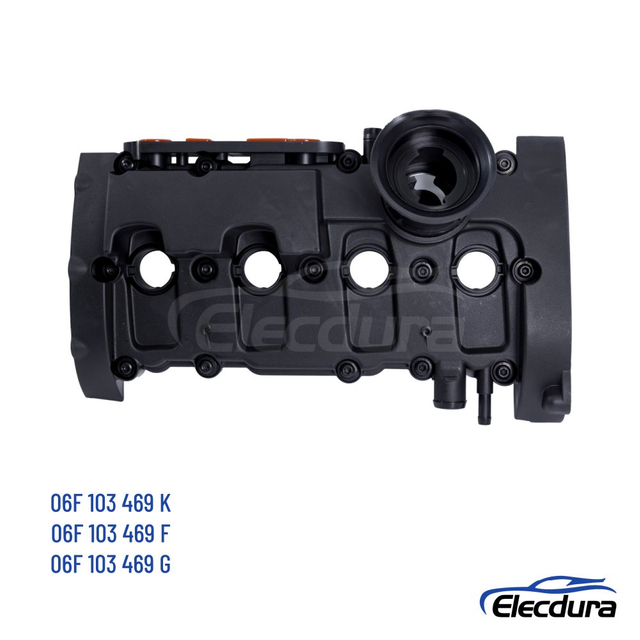 aftermarket valve cover replacement referenced to OE 06F103469K cross 06F103469F 06F103469G for 2.0T FSI Audi A3 TT and VW GTI Golf Jetta Passat EOS