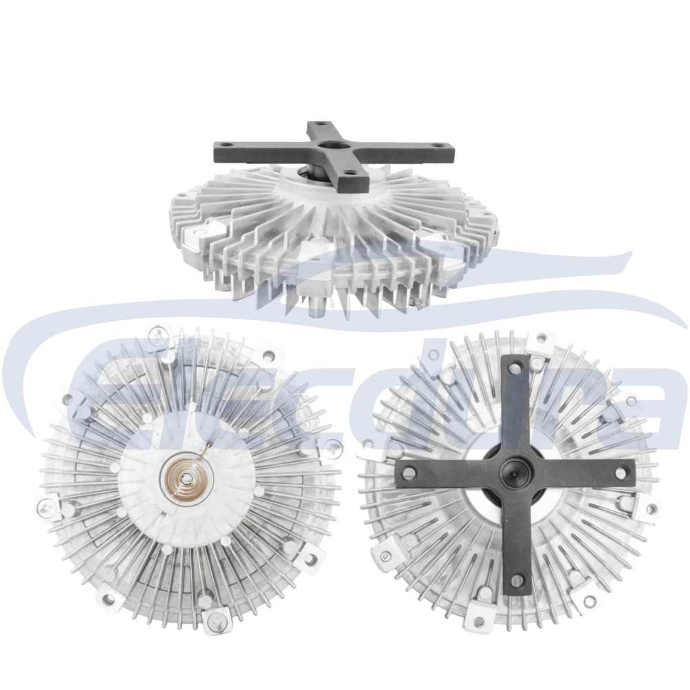 1320A033 Precision mechanical viscous clutch featuring a sensitive bimetal coil and heavy duty aluminum housing for 3.2L engines