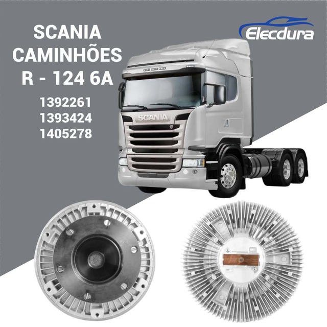 Scania R124 mechanical fan clutch 1392261 wholesale supplier for truck aftermarket buyers