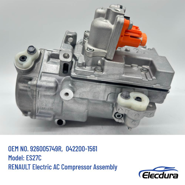 926005749R electric AC compressor (ES27C) for Renault Zoe Twingo III Smart Forfour Fortwo cross 042200-1561