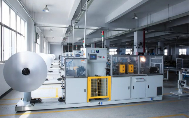 Brazed radiator fin forming line at wholesale radiator manufacturer