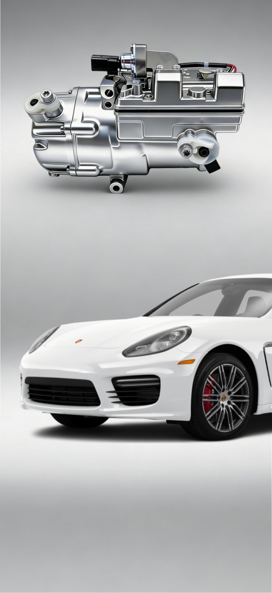 Porsche electric ac compressor
