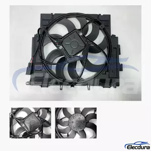 Substitui&ccedil;&atilde;o por atacado do conjunto de acess&oacute;rios do conjunto do ventilador de refrigera&ccedil;&atilde;o do radiador sem escova de 17418642161 BMW