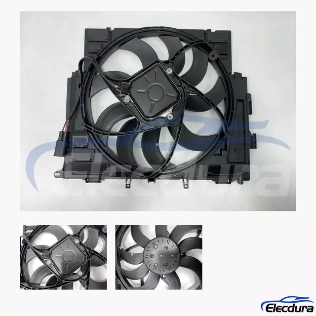 17418642161 BMW Brushless Radiator Cooling Fan Assembly aftermarket wholesale replacement