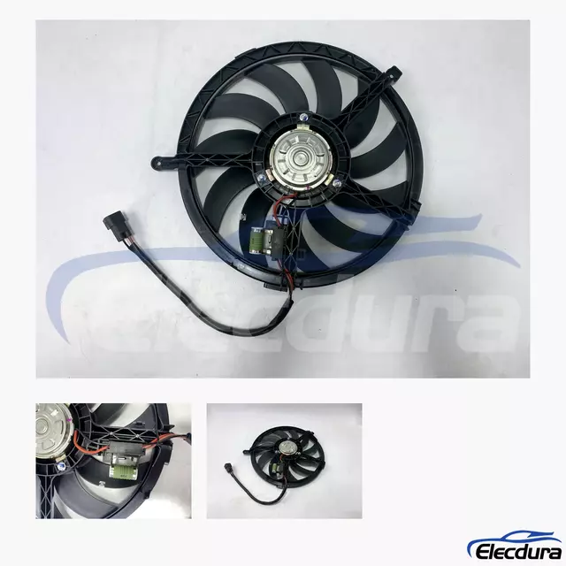 17422752632 BMW A/C Condenser Cooling Fan Assembly aftermarket wholesale replacement