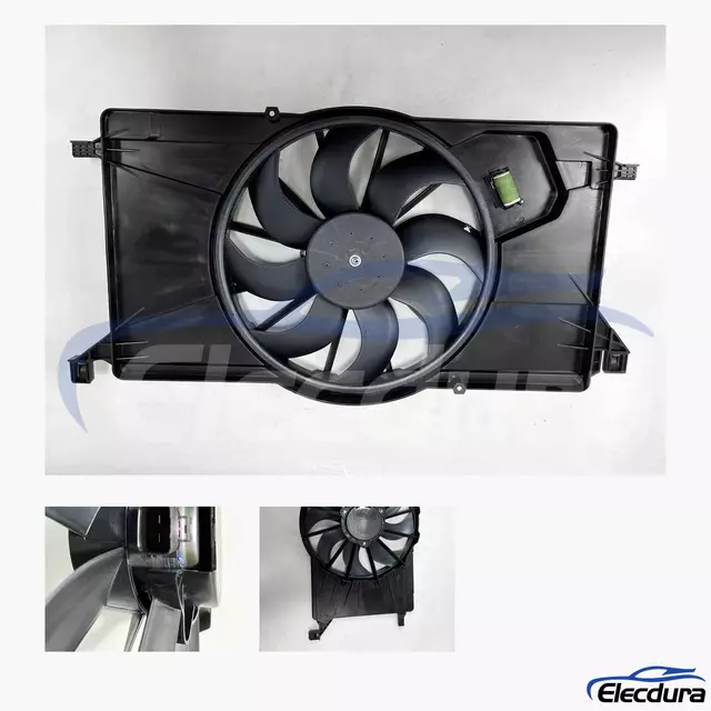 ED818C607AC Ford Dual Radiator Cooling Fan Assembly aftermarket wholesale replacement