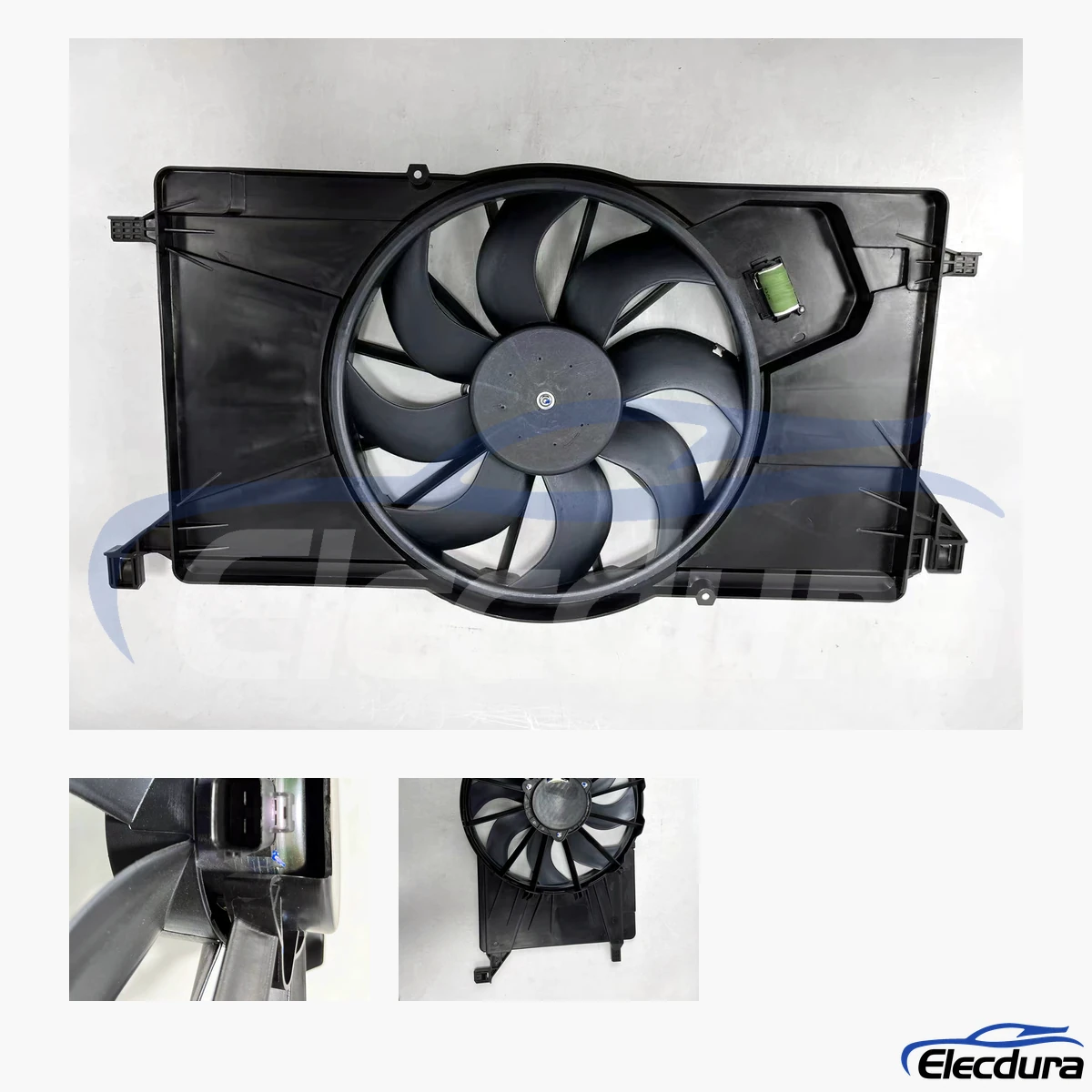 Ford Escort Dual Radiator Cooling Fan Assembly ED818C607AC
