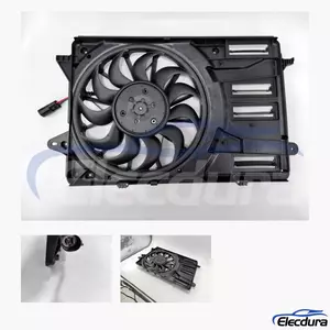 84216861 Brushless Radiator Cooling Fan Assembly for Buick Regal / LaCrosse aftermarket wholesale supply