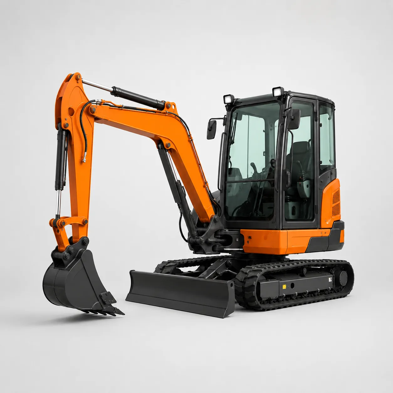 Hitachi mini excavator hydraulic oil cooler application
