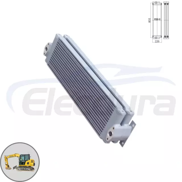 Pendingin Oli Hidraulik 22P-03-11131 untuk Ekskavator Komatsu PC60-8